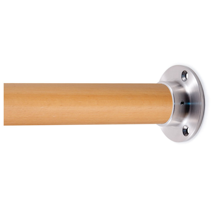 Indital 1.5" H x 4" W x 4" D Round Wall Flange/Anchor for Wooden